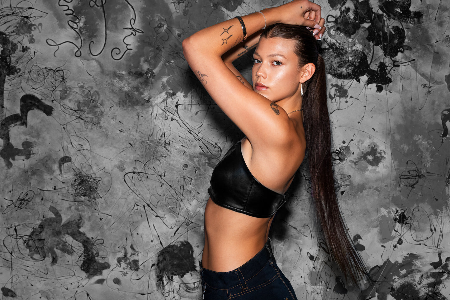 bluestory, bluestory vegan leather clothing brand made in la los angeles ca usa raven lehmukl photographed at aleph studio by caleb thomas